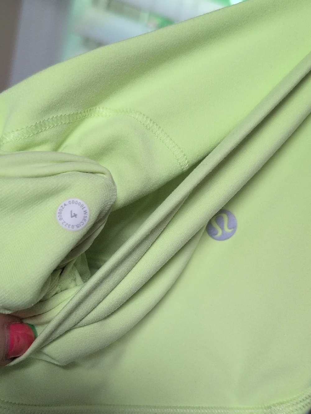 lululemon athletica Neon Lime Green Leggings